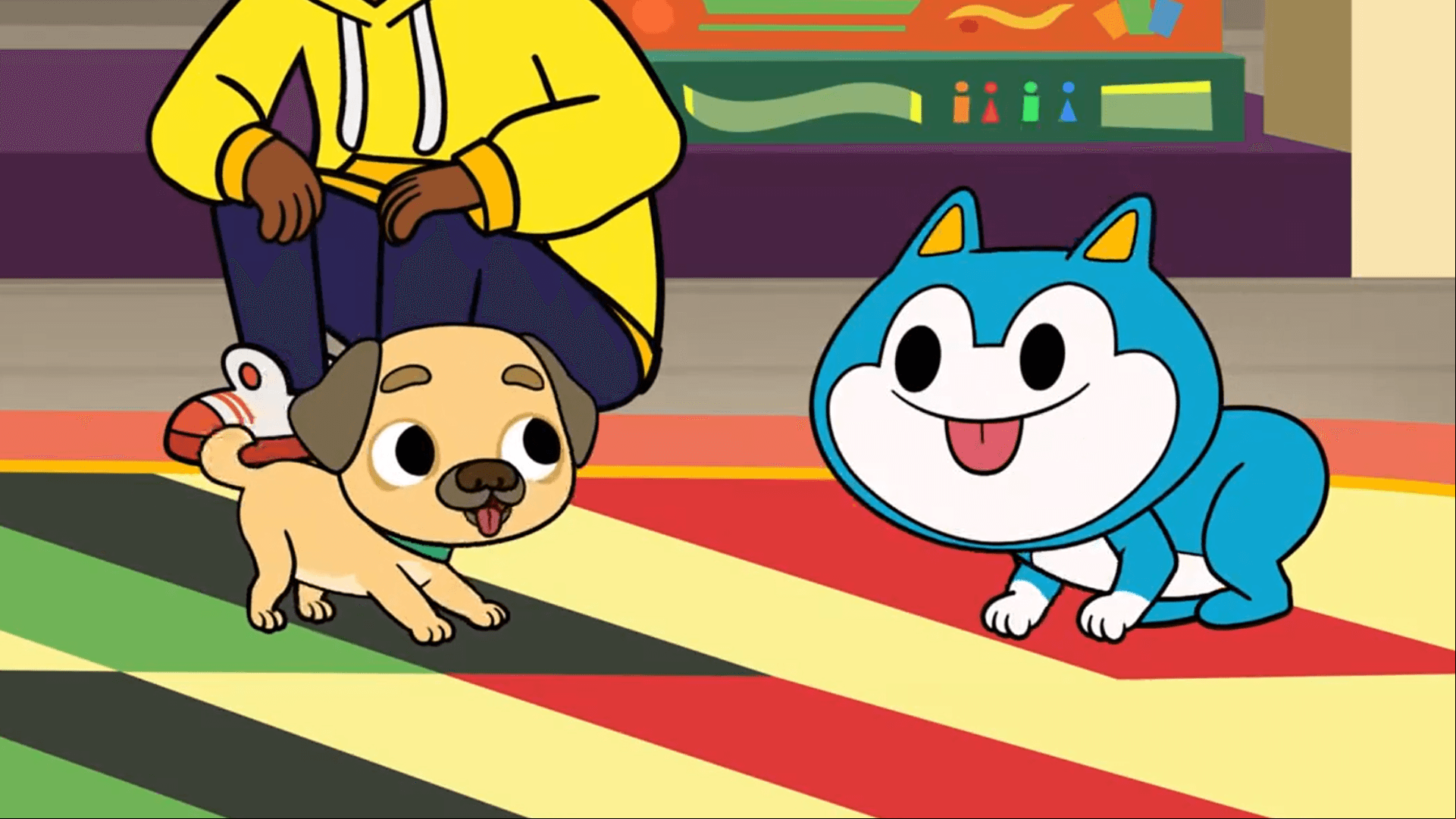 Lyla, Luke, and Stu get permission to keep the found puppy for one night.