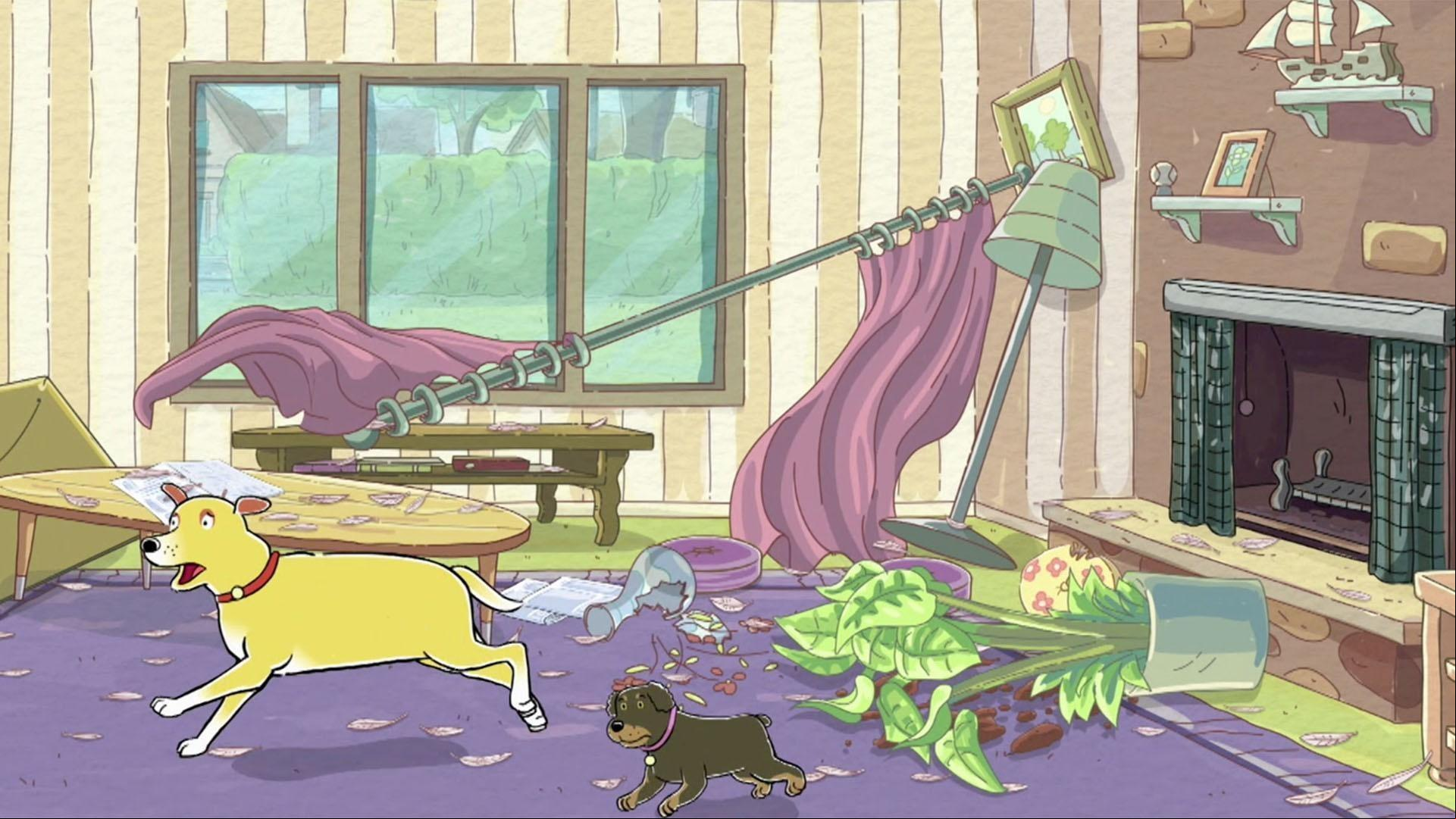 T.D. gives a report. / Martha and Skits turn Lily's little mess into a really big one!