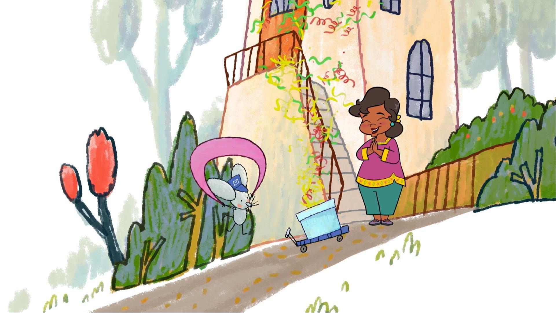 How can Rosie send Abuela her birthday party?