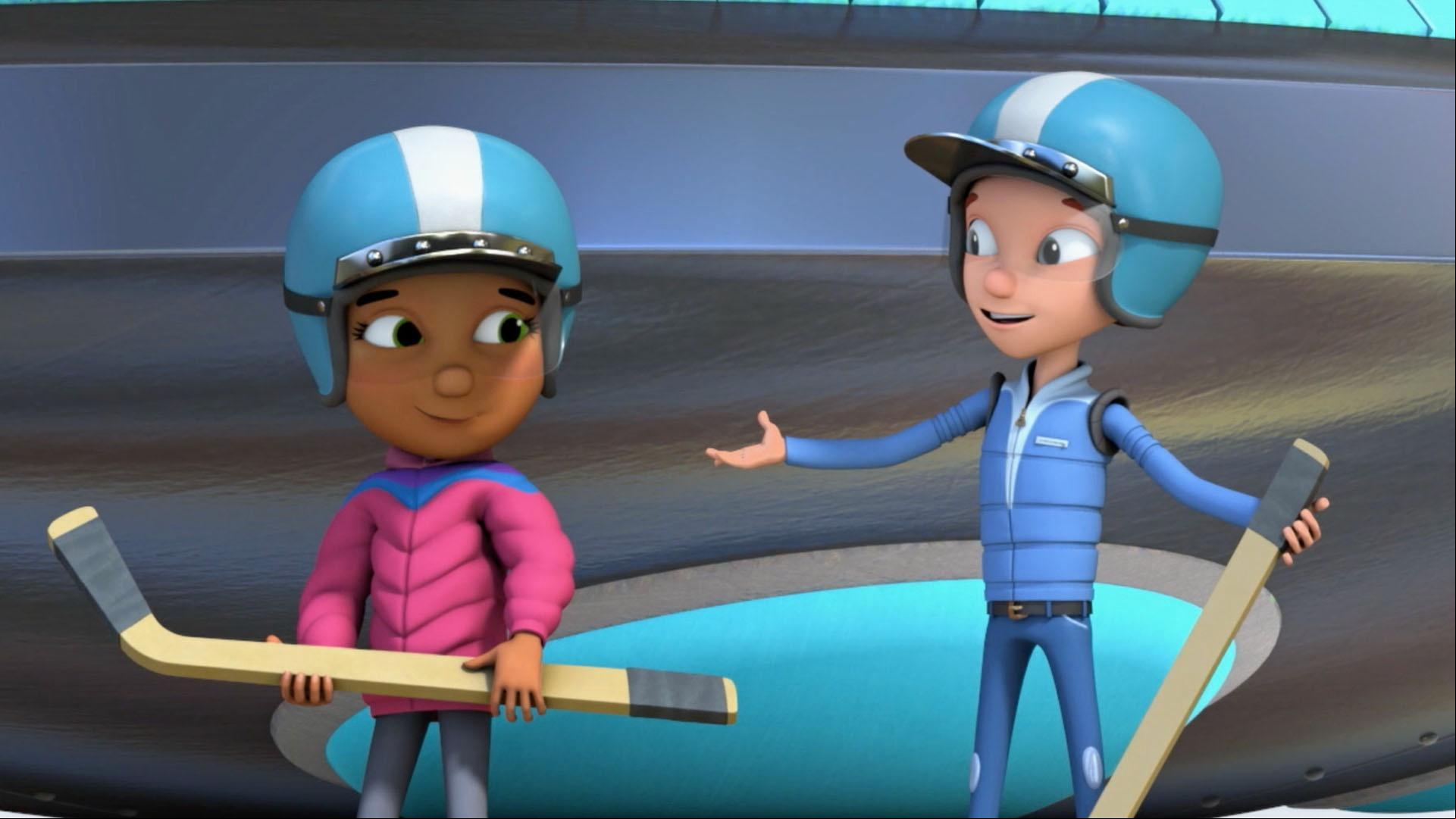 Celery takes the kids around the planet to see different forms of water.