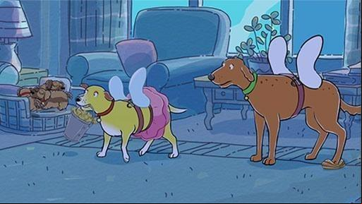Martha and Skits become Puppy Tooth Fairies. / Martha's sad when Helen goes to art camp.