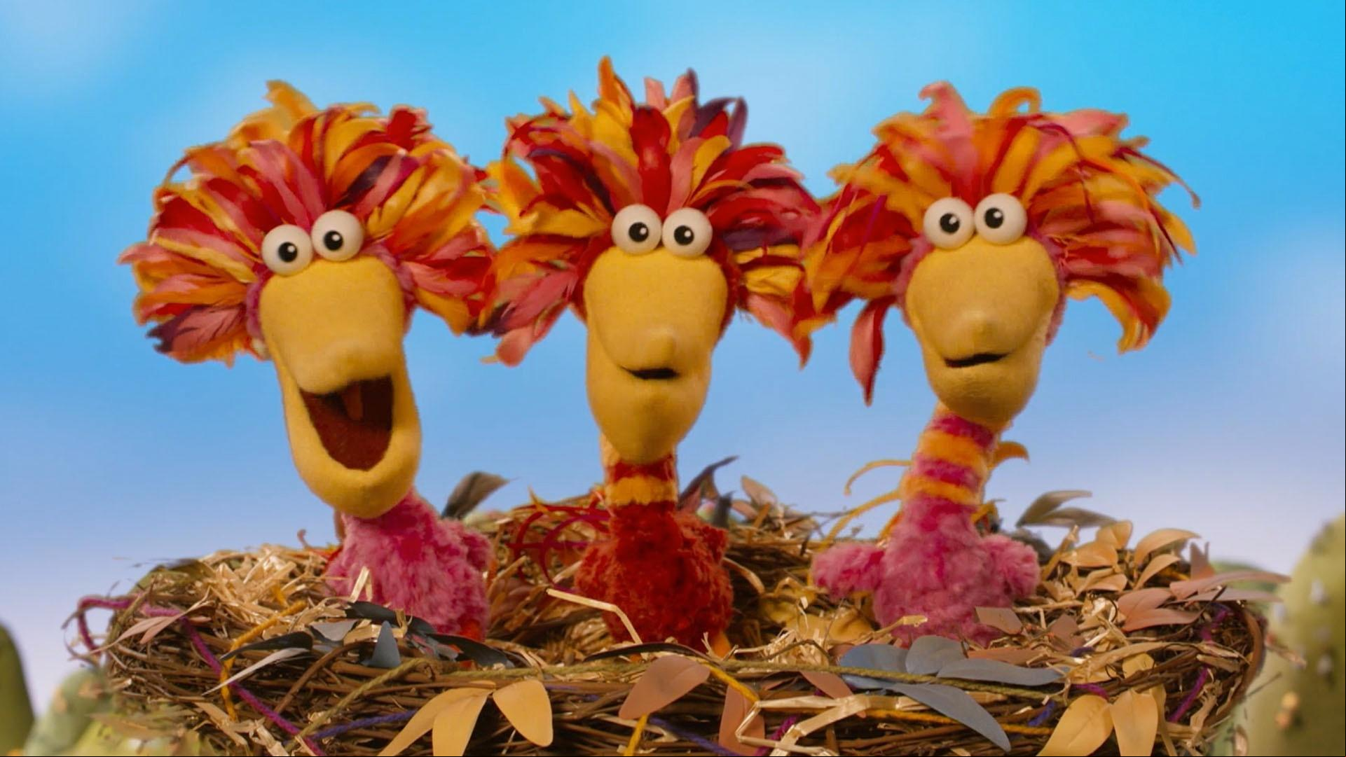 The pals learn how to yodel with the help of the Yodel Birds.