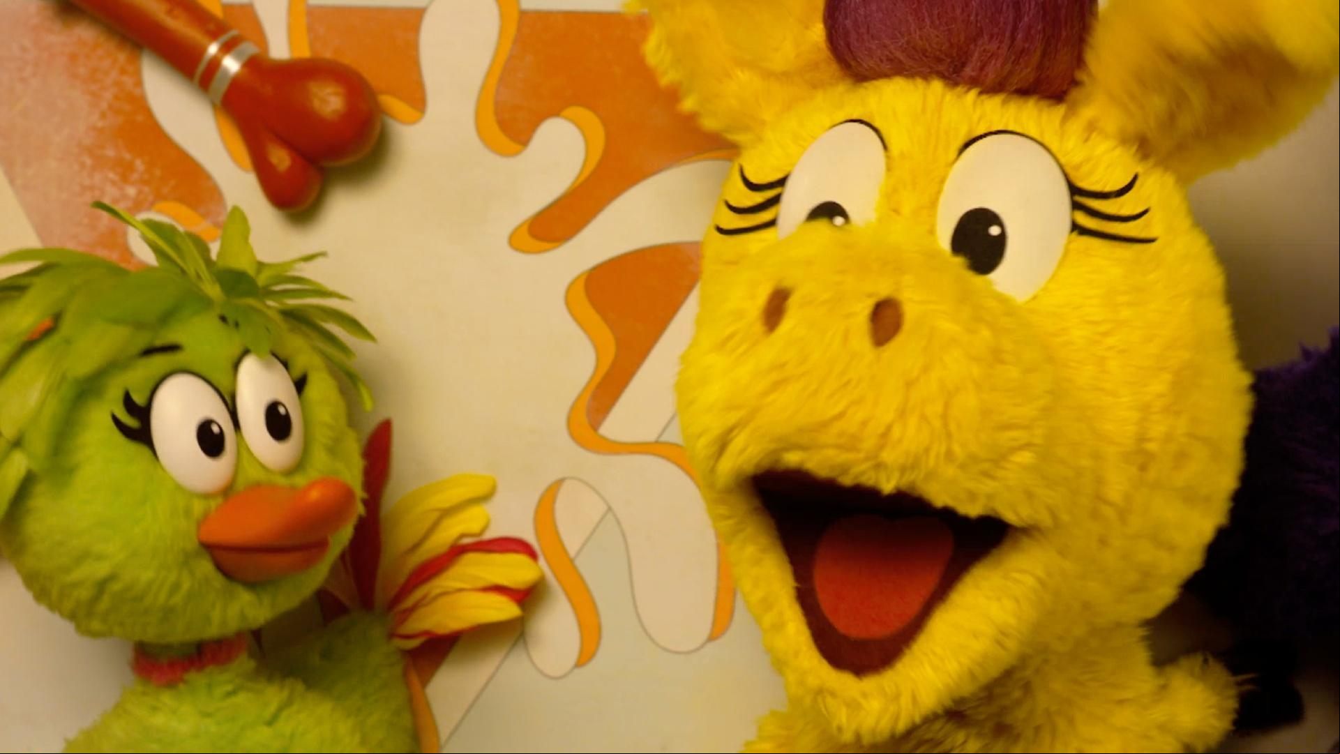Donkey and her pals try to get unstuck from from a big, sticky bottle of glue!