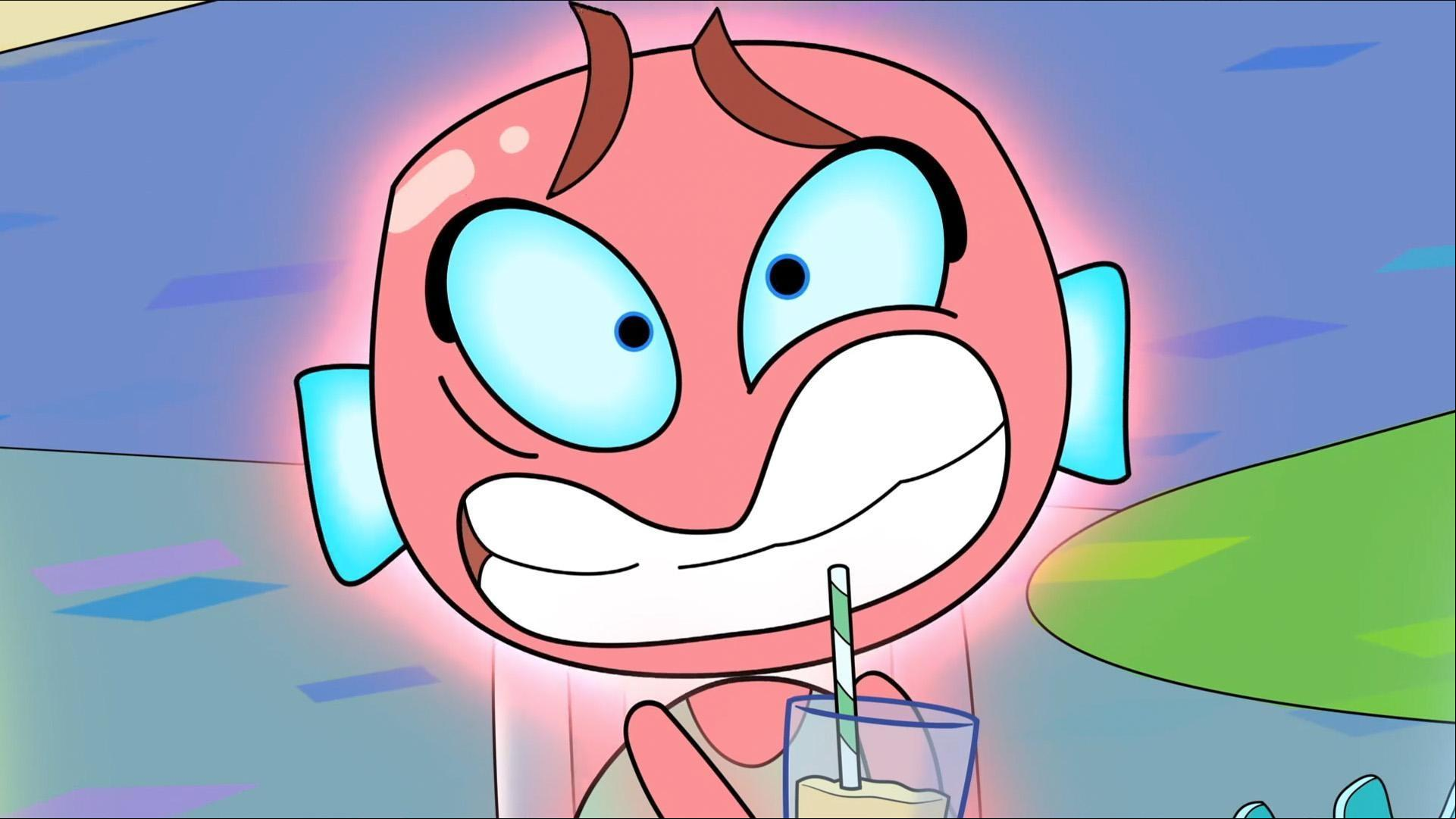 The Beeples enjoy smoothies.