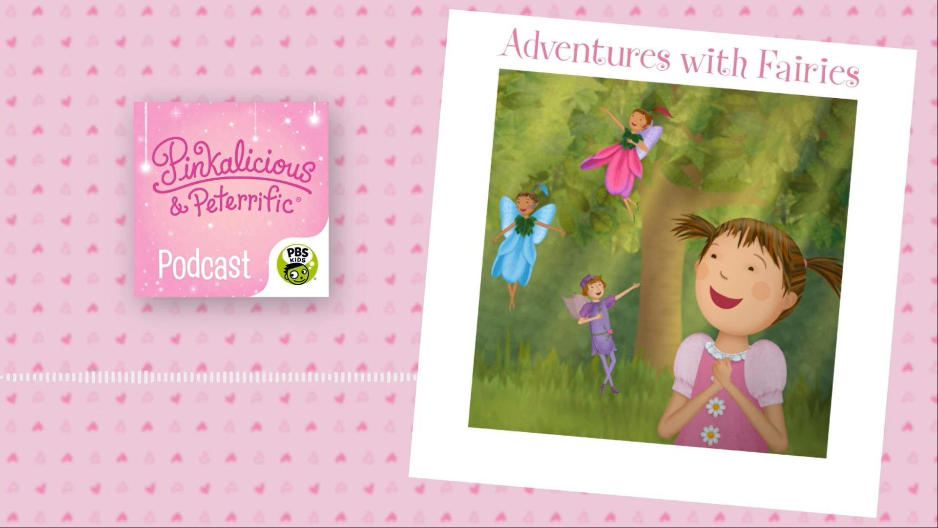 Pinkalicious and Peter celebrate the first day of spring at the park.