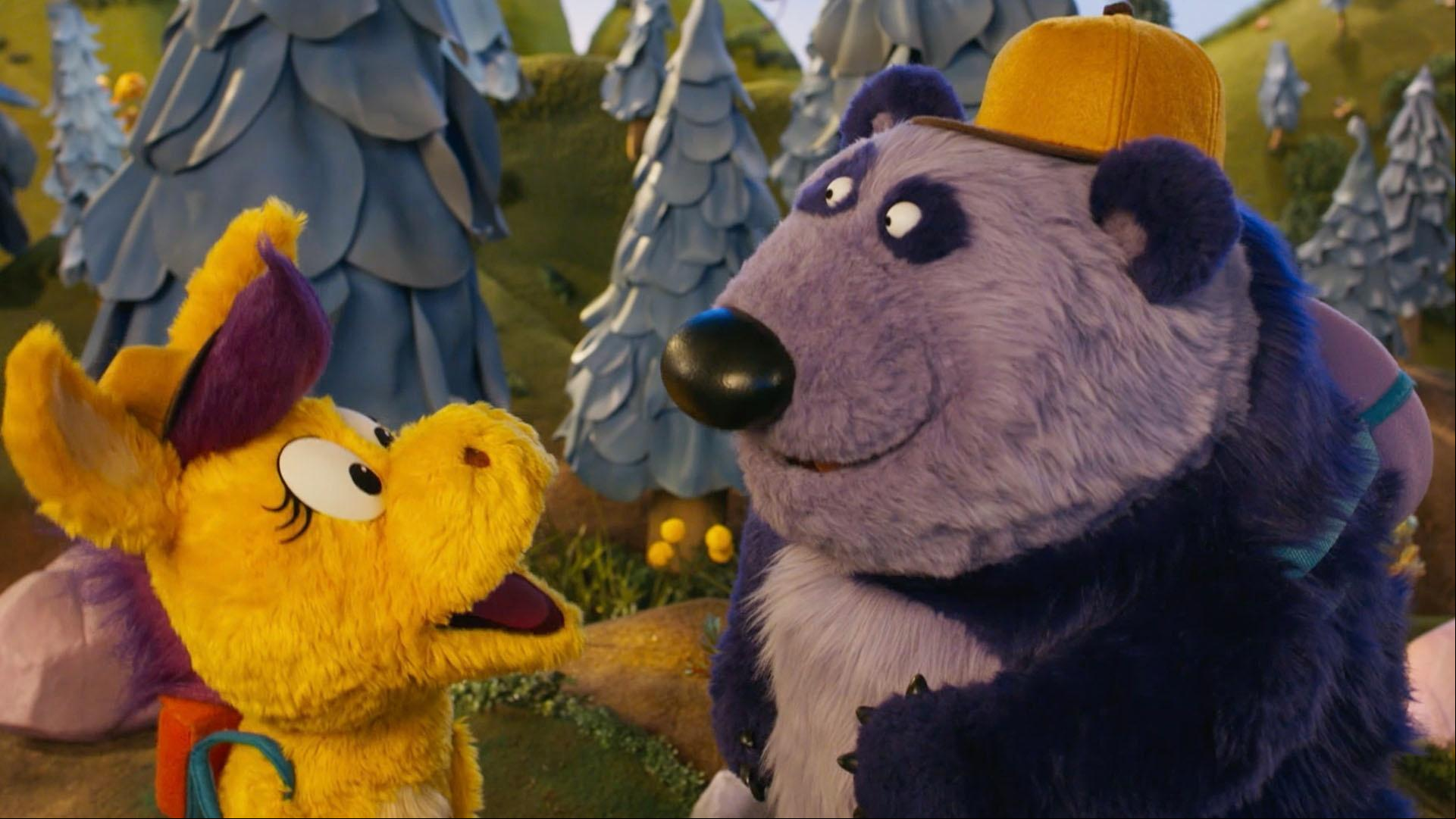 The wind ruins Donkey and Panda's Camp Buddy Buddy plan, but they can change the plan.