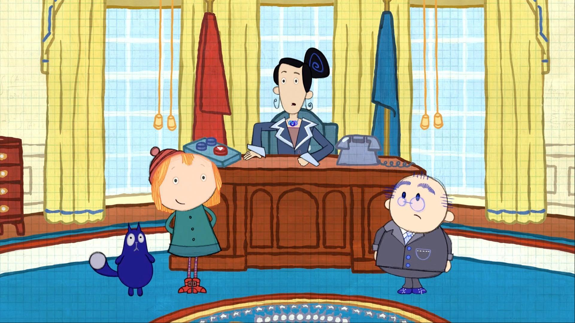 Peg, Cat, the President, and Vice President sing about taking risks and making mistakes.