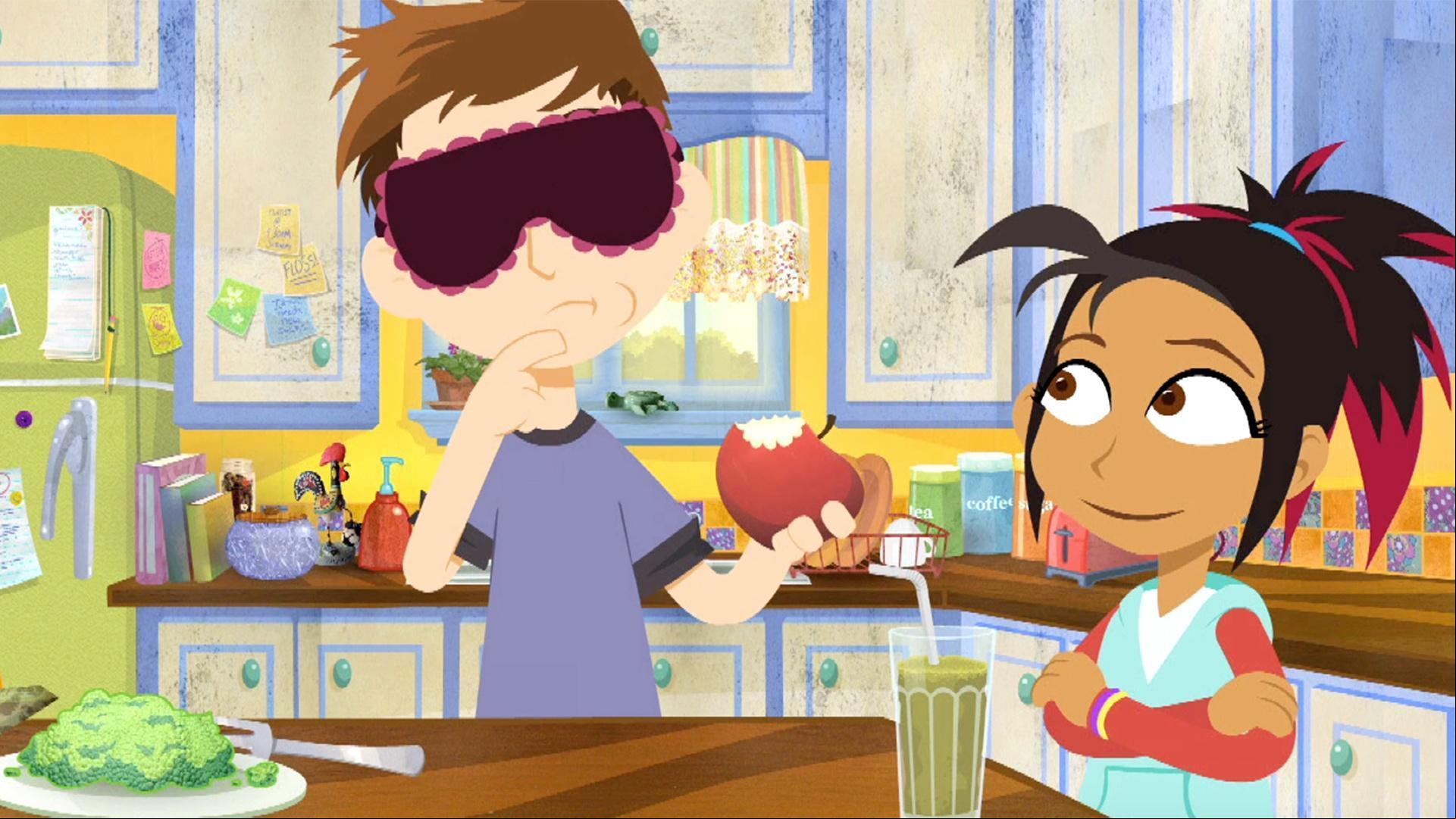 Izzie cooks up a taste test with Claire and her friends.