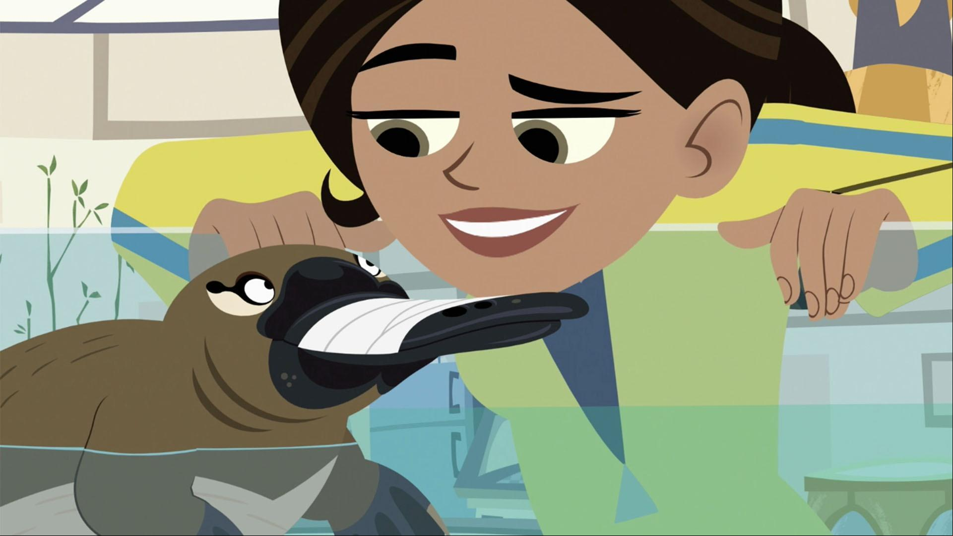The Kratts encounter a mother platypus and her eggs on a kayaking expedition in Australia.
