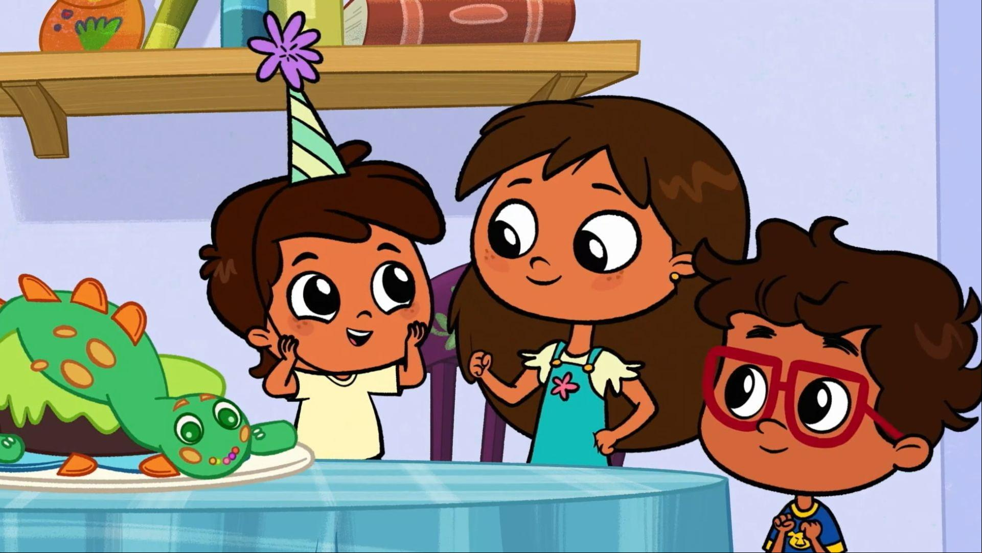 Abuela sends the Fuentes Family a hammock./Rosie & Javi mess up Iggy’s birthday cake.
