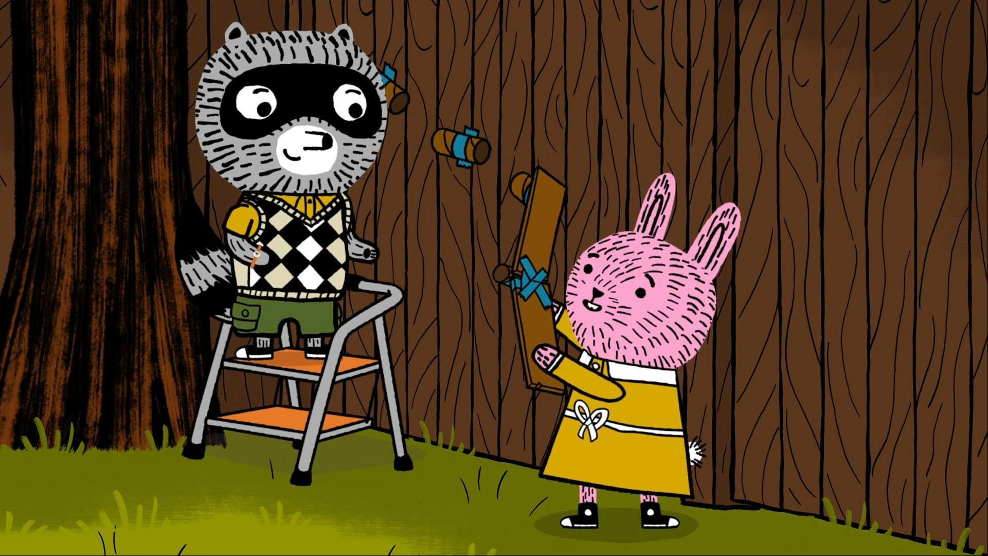 Arugula and Carl are excited to work together and build a marble run like Marble Mable.