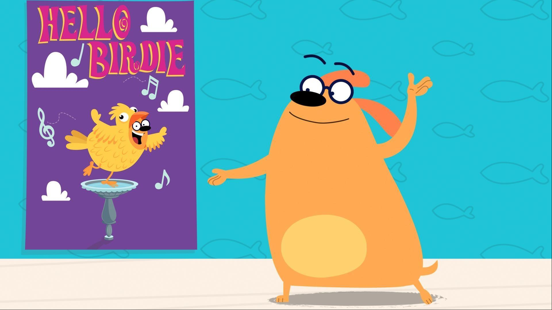 With some Broadway inspiration, Ruff helps build a topple-proof birdbath!