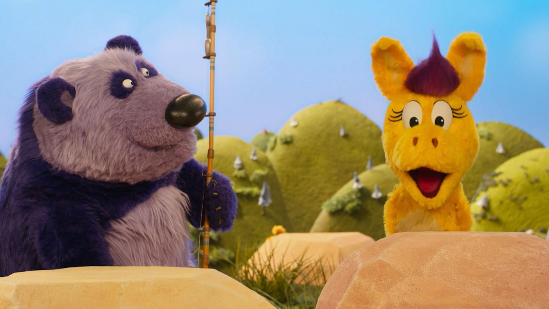 Donkey helps Panda rescue his pickle pet by turning their hard problem into a fun game.