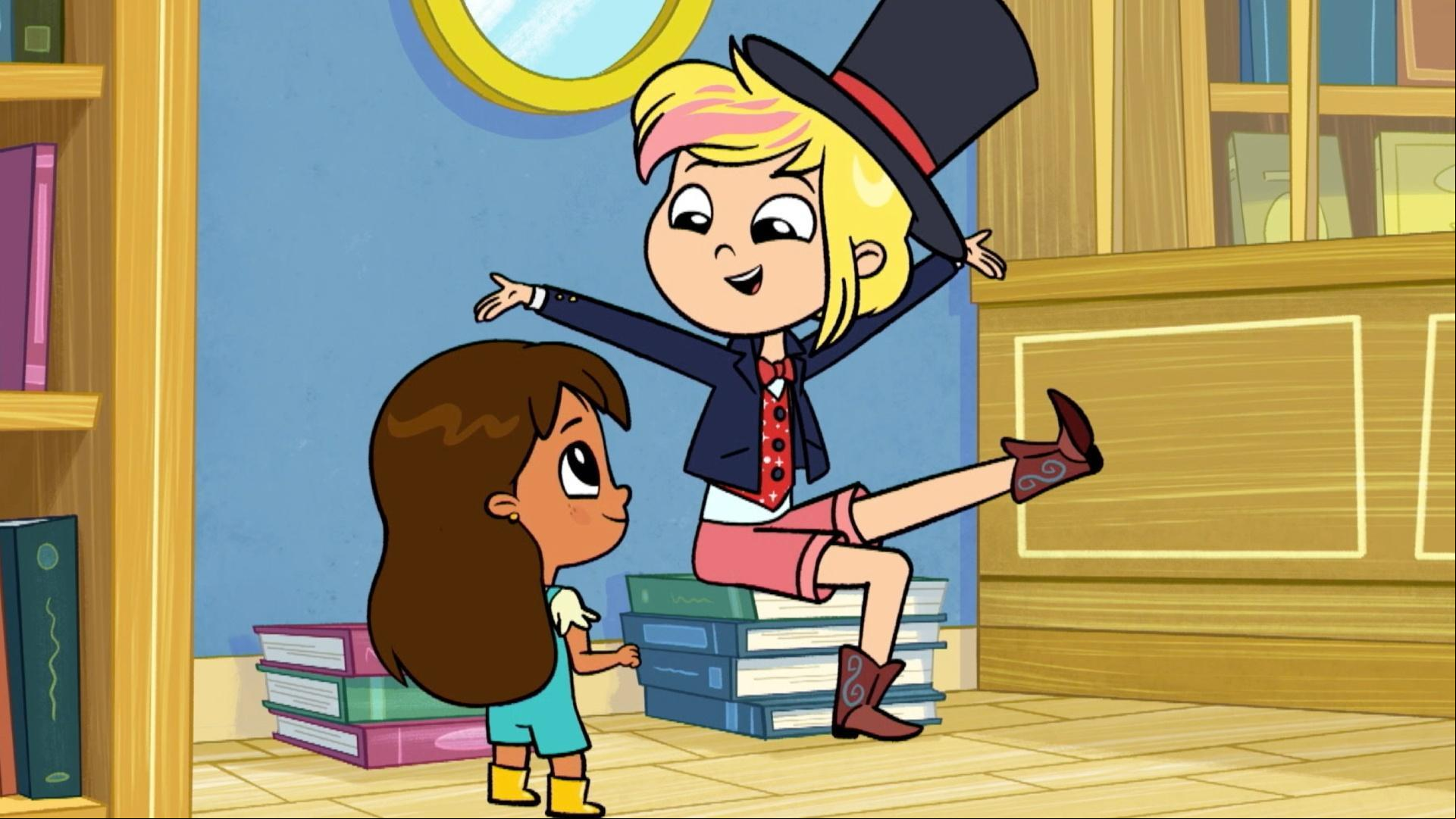 Maybe Abuela can help  the steps to Crystal's magic trick...