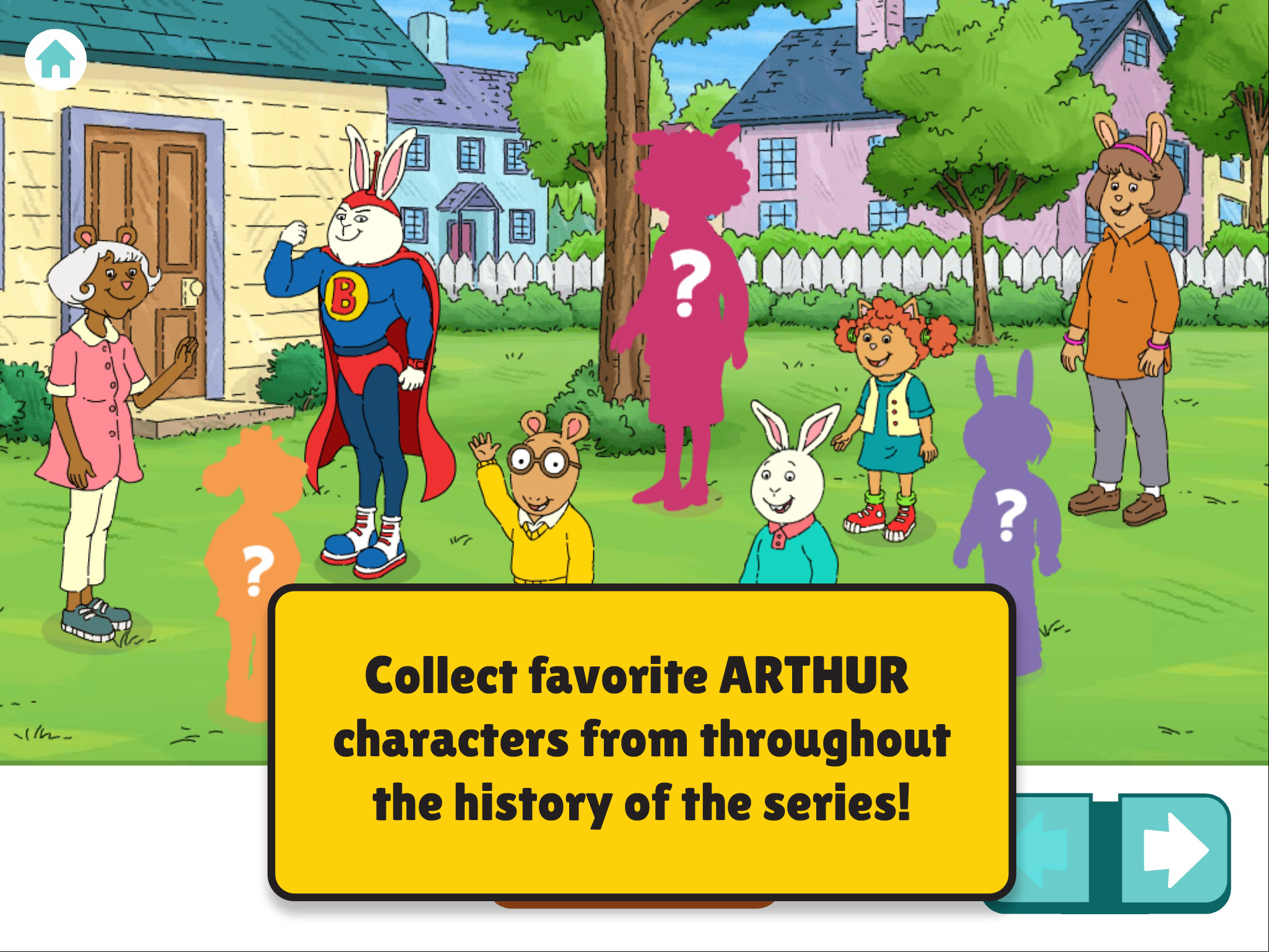 Arthur's Big App screenshot.