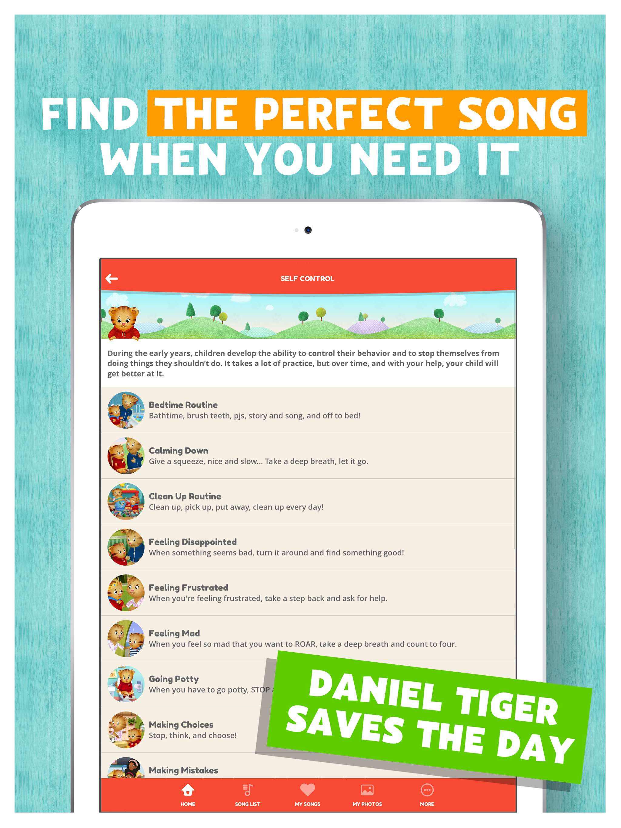 Daniel Tiger for Parents screenshot.