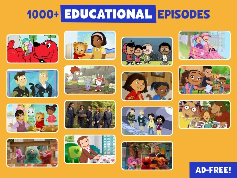 PBS KIDS Video screenshot.