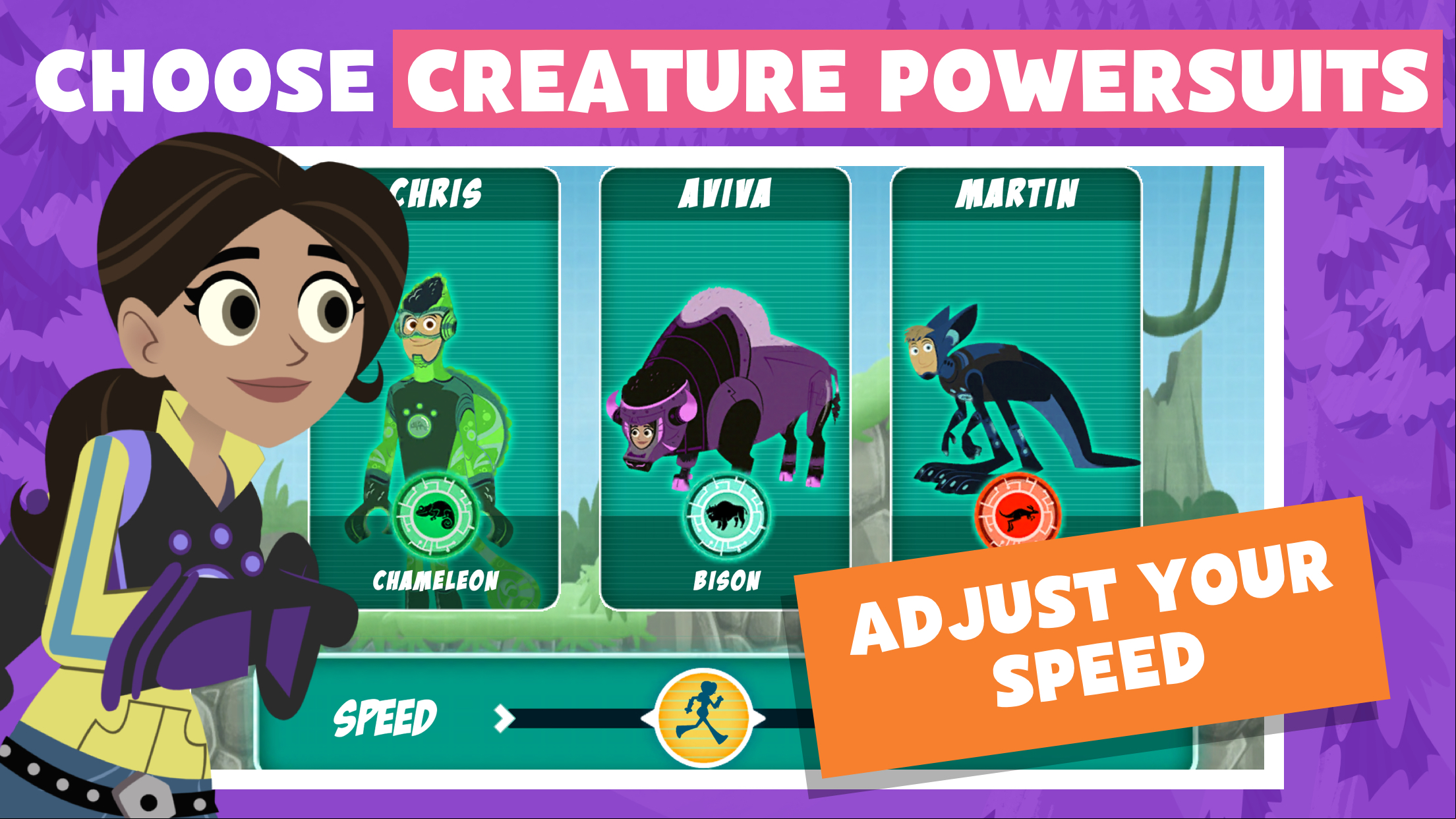 Wild Kratts Rescue Run screenshot.
